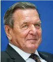  ?? Foto: dpa/Bernd von Jut ?? Gerhard Schröder soll beim Konzern Rosneft im Gespräch sein.