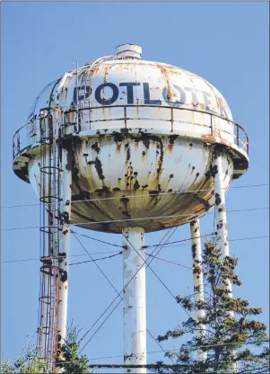  ?? CAPE BRETON POST PHOTO ?? This file photo from last September shows the water tower in Potlotek that will be replaced as part of new water treatment for the. When the photo was taken, members of the Potlotek First Nation had been advised to avoid using band water for drinking,...