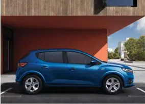  ??  ?? Avec cette troisième génération, la Dacia Sandero fait un grand bond en avant.