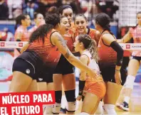  ??  ?? Las Changas de Naranjito tienen talento para las próximas temporadas del Voleibol Superior.