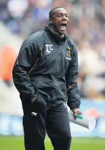  ??  ?? Terry Connor during his ill-fated tenure as Wolves manager