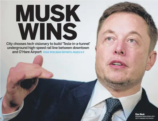  ?? BRENDAN SMIALOWSKI/ AFP/ GETTY IMAGES FILE PHOTO ?? Elon Musk