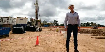  ?? Photo: David McKenzie/CNN ?? Black gold... ReconAfric­a founder Craig Steinke scoured the planet for the next big oil find. He believes they have possibly found one in the Kavango Basin.