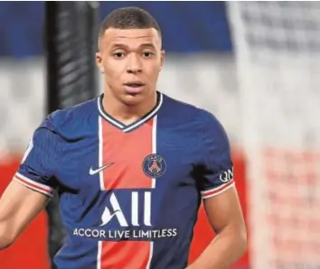  ?? AFP ?? Mbappé, uno de los grandes deseados en el fútbol europeo