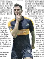  ??  ?? On target: Daryl Murphy celebrates scoring the winner for Newcastle