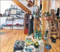  ?? ROSIE MULLALEY/THE TELEGRAM ?? The stairs inside Posie Row & Co. at 210 Duckworth St. in St. John’s lead to several smaller retailers on upper floors that offer a wide array of products.