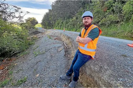  ?? ?? Bernard Petersen-Northland Transporta­tion Alliance maintenanc­e and operations manager Bernard Petersen says while efforts to repair roads have been hampered by constant soil movement, the settled weather of late is helpful.