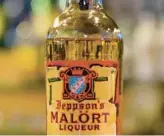  ?? NUCCIO DINUZZO/CHICAGO TRIBUNE ?? A bottle of Jeppson’s Malört at a bar in Chicago.
