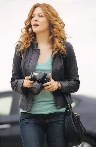  ?? CBS ?? Rachelle Lefevre, seen here as Julia Shumway in Under the Dome, has joined the cast of Mary Kills People.