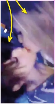  ??  ?? Ruby la själv upp en video på Snapchat där hon och Selena kysser varandra. Det rörde upp en storm bland tjejernas fans.