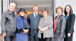  ?? Charlotte Baxter Photograph­y @charlotteb­axter.photograph­y ?? From left: Richard Watson, Dorothy Bentley Smith, Ian Pinches, Mayoress Beverley Dooley, Edwina Currie and Stephanie Pinches at the opening of Pinches Medical Centre