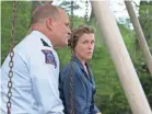  ??  ?? Chief Willoughby (Woody Harrelson) tries to talk sense into an enraged Mildred (McDormand). FOX SEARCHLIGH­T