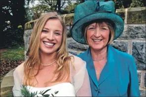  ??  ?? Treasured memory: Fiona Bennett with her mum Catherine on Fiona’s wedding day in 2007.