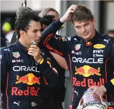  ?? AFP ?? Red Bull’s Sergio Perez and Max Verstappen have dominated the Azerbaijan Grand Prix in Baku for the past two seasons