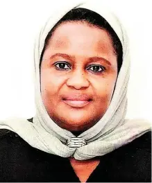  ??  ?? Acting DG, PenCom, Aisha Dahir–Umar