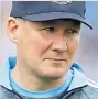  ??  ?? THE NEXT CHALLENGE Dublin manager Jim Gavin