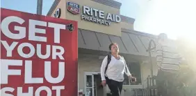  ?? EPA-EFE ?? Most Albertsons pharmacies will be given the Rite Aid name, and the combined company will continue to run Rite Aid stand-alone pharmacies.