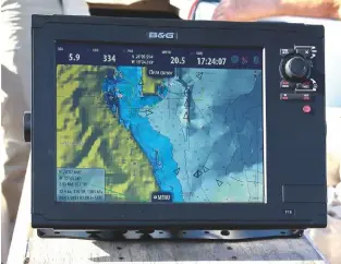  ??  ?? NMEA2000 displays can be used to show any data on the network – they are much more flexible than old-school electronic­s where each unit had a different function