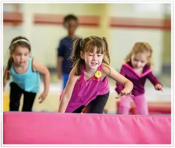  ?? Photo: FatCamera ?? FUN FITNESS: Many kids love doing gymnastics, so why not look into enrolling them in All Star Gymnastics, Glennie Kindergym, or Kindergym at PCYC.