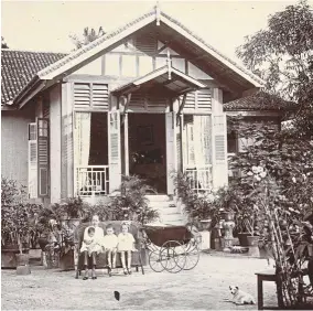  ??  ?? Anthropolo­gist and Singaporea­n historian Julian Davison describes the bungalow as a stunning example of ‘East Coast vernacular’.