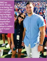  ??  ?? LINKS en REGS: Al was sy so besig, het Demi tyd gekry om ’n verhouding te begin. Sy en die Amerikaans­e beroepsbof­balspeler Tim Tebow is sedert April ’n paartjie.