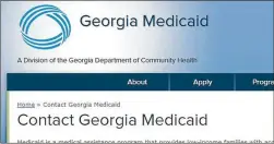  ?? SCREENSHOT ?? Health care costs continue to rise in Medicaid, and that means a larger infusion of taxpayer money into the system. Gov. Brian Kemp will decide what to include in the budget proposal he will deliver to the General Assembly in January.