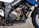  ?? ?? The 1037cc V-twin is a proven unit and features angle-responsive TC