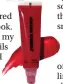  ?? ?? Jones Road cool gloss in poppy red, £20