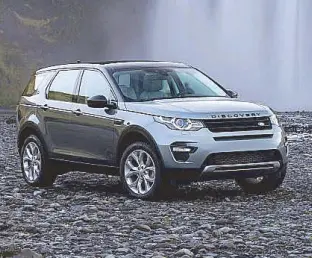  ??  ?? The all-new Discovery Sport drives best on any road