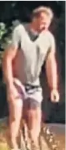  ??  ?? ●● Police have released an image of a man they want to speak to in connection with the incident