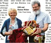  ?? Foto: Franz Issing ?? Gitti und Hannes Weber