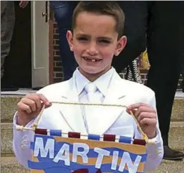  ??  ?? Martin Richard, 8, above, was at the race with his family watching his dad run when the bomb struck. Krystle Campbell, 29, was cheering on a friend.