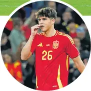  ?? ?? El defensa de la selección española Pau Cubarsí