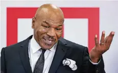 ?? FOTO: IMAGO ?? Mike Tyson ist rund um den Globus unterwegs und will bald auch in Düsseldorf vor Publikum auftreten.