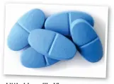  ??  ?? Little blue pills: Viagra