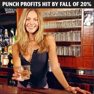 PUNCH PROFITS HIT BY FALL OF 20%