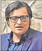  ??  ?? Arnab Goswami