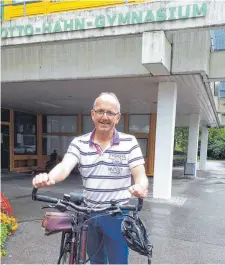  ?? FOTO: PRIVAT ?? Stephan Reif, Lehrer am OHG, hat an der Schule die Werbetromm­el für das Stadtradel­n gerührt und war erfolgreic­h. Die Schule stellt das stärkste Team in der Stadt.