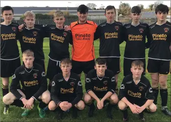  ??  ?? Avonmore, who beat Wicklow Rovers 7-2 in their John Tobin Youth League match on Saturday.