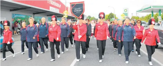  ?? Photo / NZME ?? The Ruahine Ramblerz at a Christmas parade in 2018.