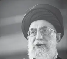  ??  ?? Le guide suprême de la Révolution iranienne, l'ayatollah Ali Khamenei