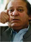  ??  ?? Nawaz Sharif