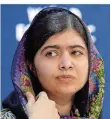  ?? FOTO: SCHREIBER/DPA ?? Malala Yousafzai setzt sich für Kinderrech­te ein.