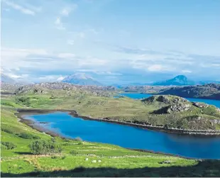  ?? Picture: Angus Whitson. ?? The peaks and rolling scenery of Sutherland might not seem so remote after all.