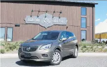  ?? PETER BLEAKNEY/DRIVING ?? The 2017 Buick Envision Convenienc­e AWD’s plush seats and isolationc­hamber interior make you want to chill out.