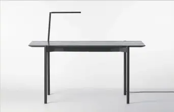  ??  ?? Top right — The ETO Table integrates wireless charging, lighting and power into one elegant design.