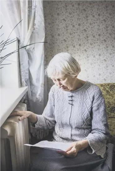  ??  ?? 0 High utilities bills are leaving terminally ill people struggling to afford heating