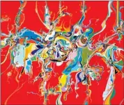  ?? Courtesy, The Art Gallery of Alberta ?? The painting Lubicon, part of the AGA’S permanent collection, is one of Alex Janvier’s most famous works.