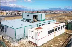  ??  ?? CONTAINED: Khayelitsh­a’s Animal Hospital in the G section of the township is constructe­d entirely of shipping containers.