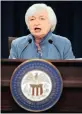  ??  ?? US Federal Reserve Board chairperso­n Janet Yellen remains in a bullish mood.